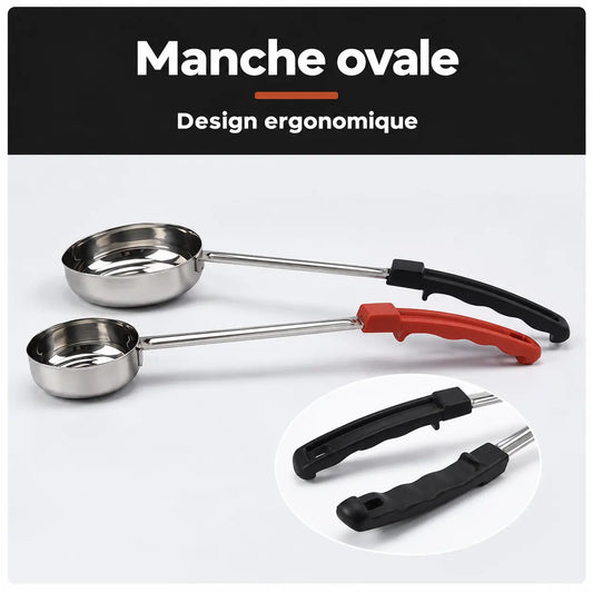 Louche à fond plat | Taille et couleur au choix