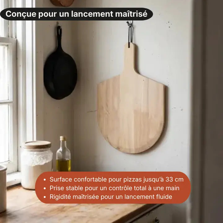 Pelle à pizza en bois professionnel