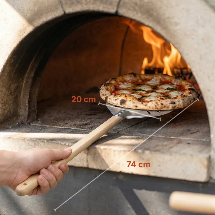 Pelle à pizza de rotation | Manche Bois