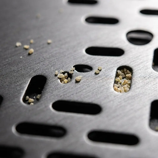 Longue Pelle à Pizza Perforée | Manche Bleu