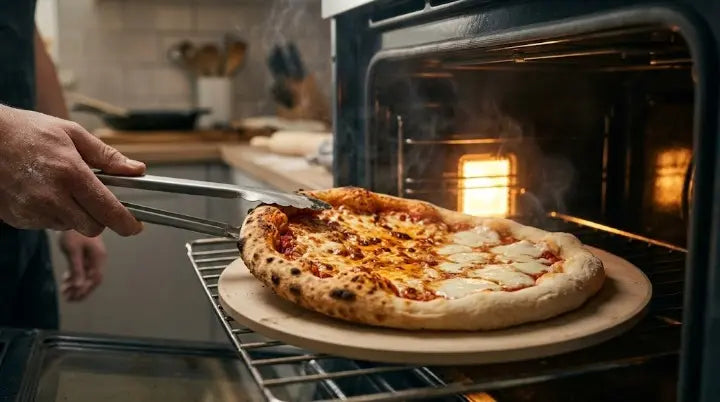 Techniques pour retourner une pizza au four sans pelle