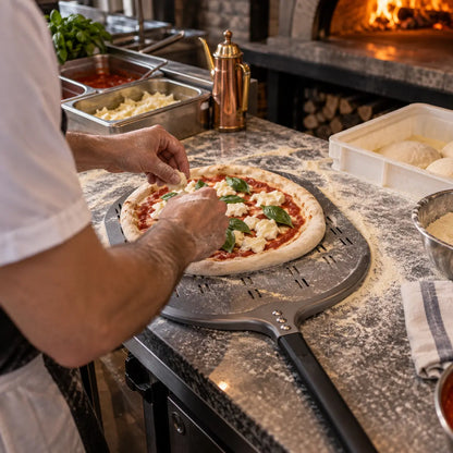 Longue Pelle à Pizza Perforée 35 cm | Professionnelle