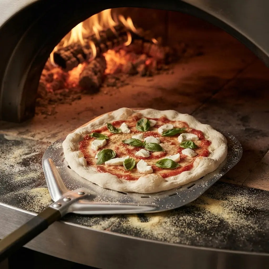 Pelle à Pizza Ronde Pizzaiolo 30 x 130 cm | Aluminium Anodisé Dur