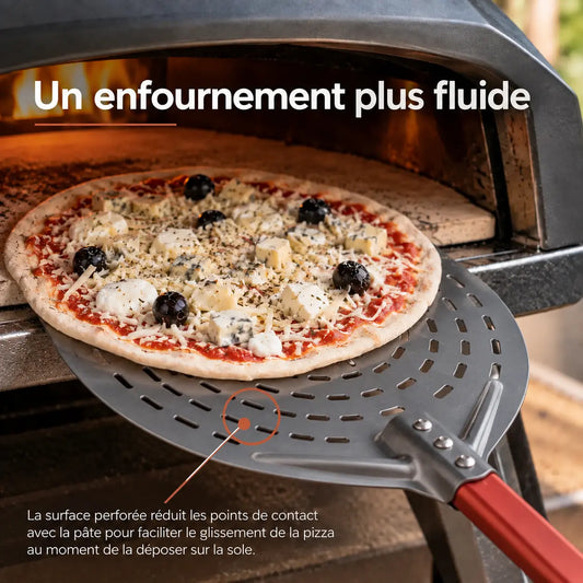 Pelle à Pizza Ronde Perforée 30 cm | Coloris au choix