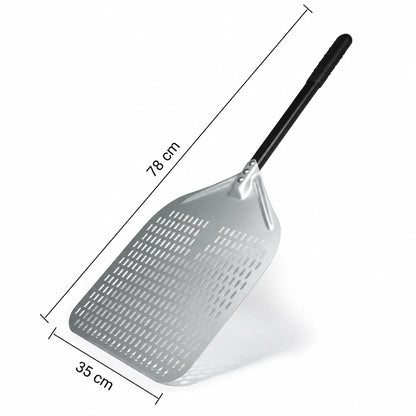 Pelle à Pizza Perforée 30–35 cm | Antidérapante