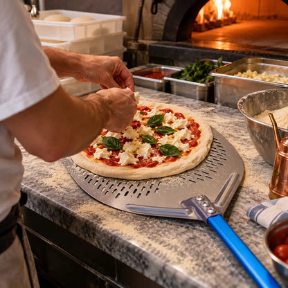Pelle à Pizza Perforée 35 cm | Ronde