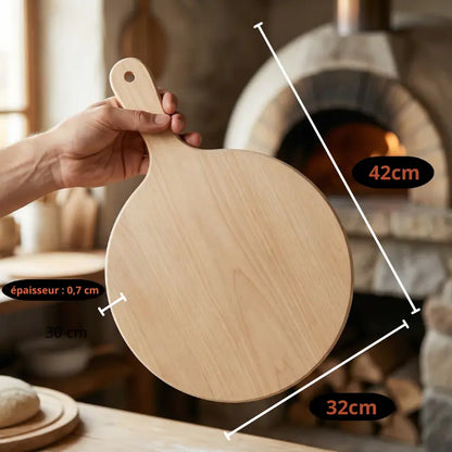 Pelle pizza four à bois