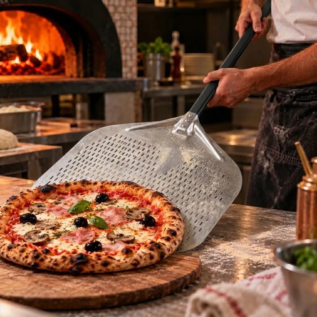 Pelle à Pizza Perforée XXL 45 cm | Grand Format