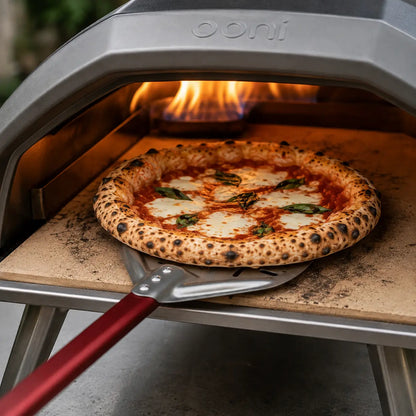 Pelle à pizza de rotation 18-23 cm | Aluminium Rouge