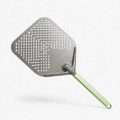 Pelle à Pizza Perforée 30-35 cm | Bord Biseauté | Vert