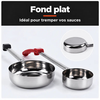 Louche à fond plat | Taille et couleur au choix