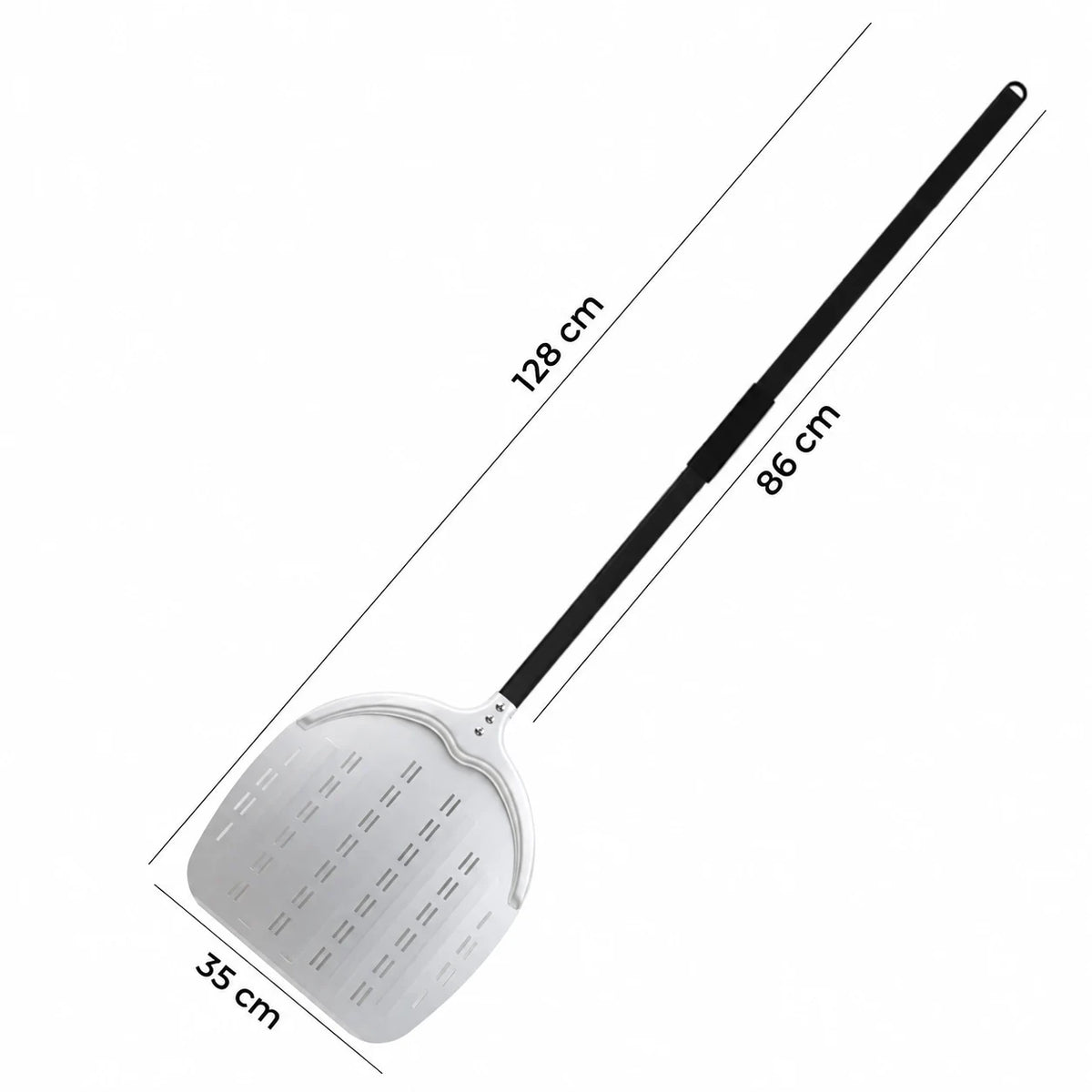 Longue Pelle à Pizza Perforée 35 cm | Professionnelle
