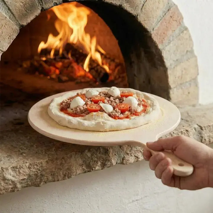 Falci Pelle à Pizza/Four En Bois De Hêtre 32,5 X 47 Cm - Fabriquée En Italie