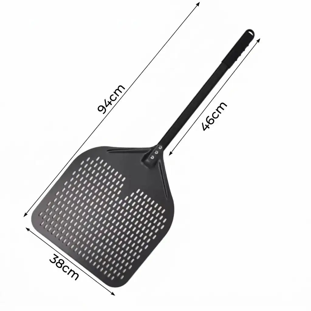 Pelle à Pizza Perforée 38 cm | Longueur au choix