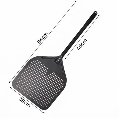 Pelle à Pizza Perforée 38 cm | Longueur au choix