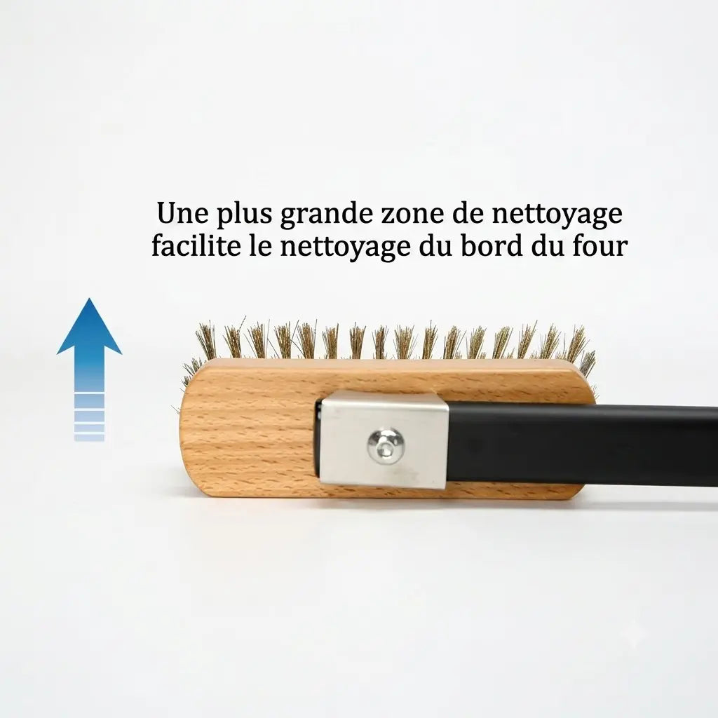 Brosse Four à Pizza En Laiton | ø17 cm - ø19.5 cm
