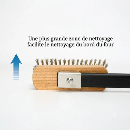 Brosse Four à Pizza En Laiton | ø17 cm - ø19.5 cm