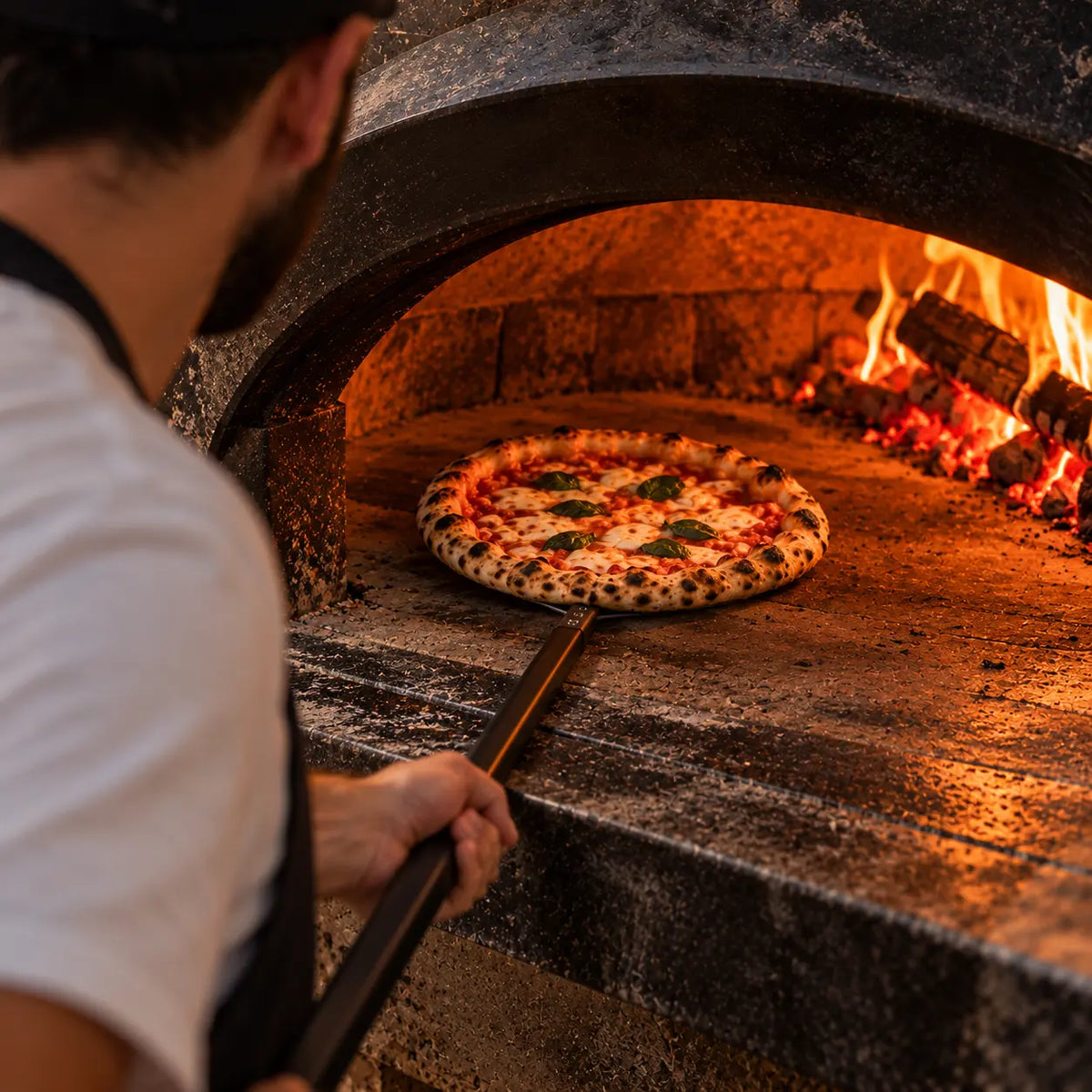 Pelle à pizza de rotation 25 cm | Manche Démontable