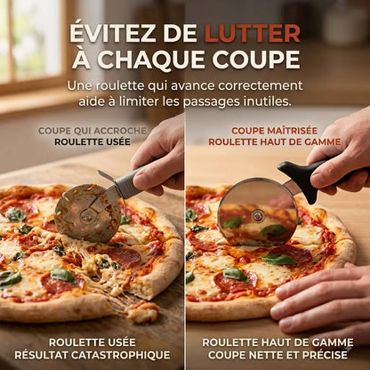 Coupe-pizza en Acier Inoxydable | 24,5 cm