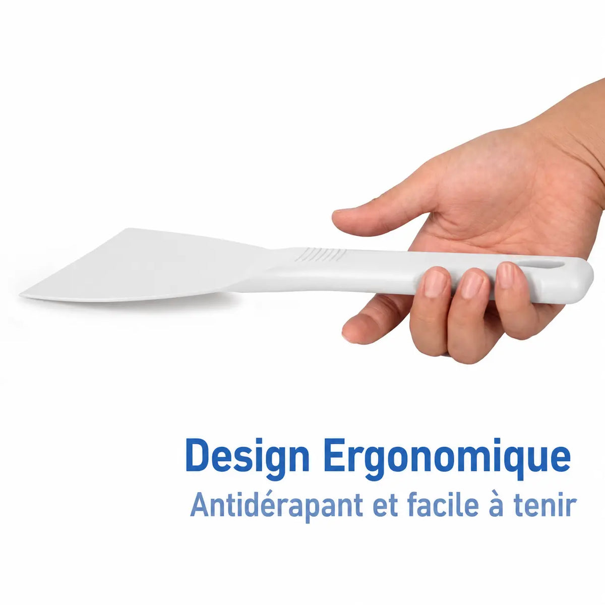 Spatule à Pizza Blanc | Coupe-Pâte Flexible
