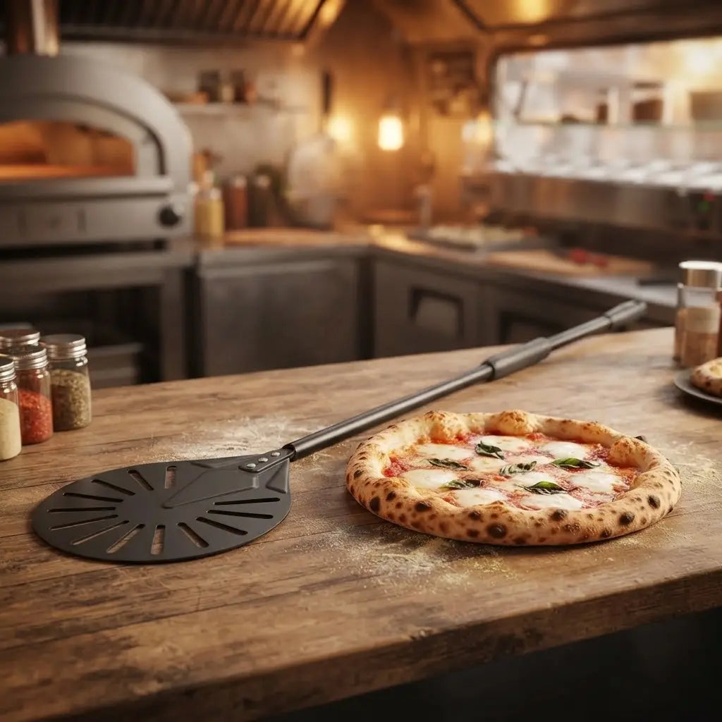 Pelle à Pizza de Rotation | Manche Amovible 100 cm