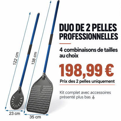 Kit Pelle à Pizza professionnel | Bleu