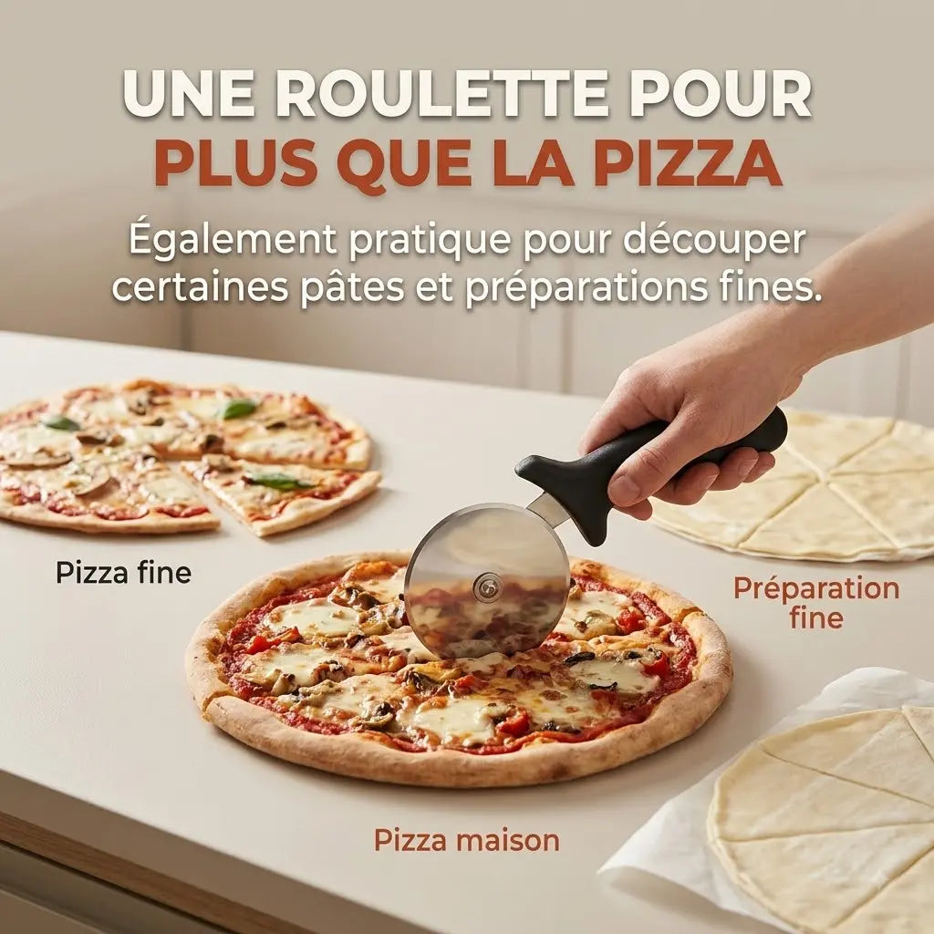 Coupe-pizza en Acier Inoxydable | 24,5 cm