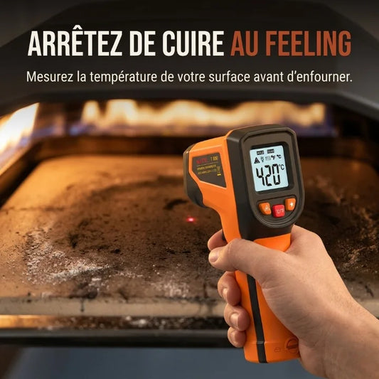 Thermomètre Infrarouge Pizza | jusqu'à 600°C