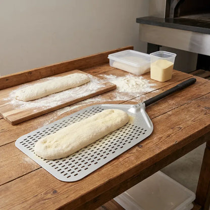 Pelle Rectangulaire 30x58 cm Perforée | Pour Pizza alla Pala et Focaccia
