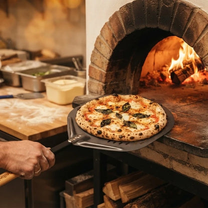 Pelle à Pizza Perforée 30 cm | Forme Arc