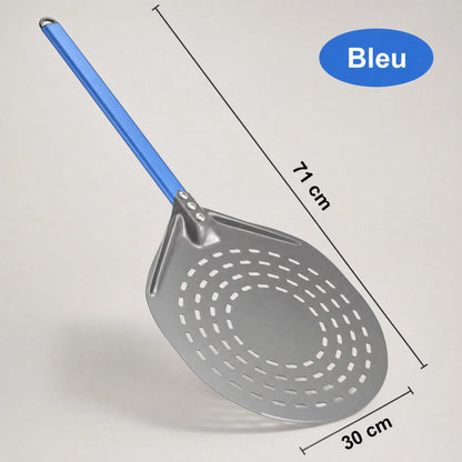 Pelle à Pizza Ronde Perforée 30 cm | Manche Aluminium