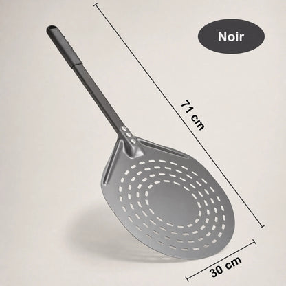 Pelle à Pizza Ronde Perforée 30 cm | Manche Aluminium