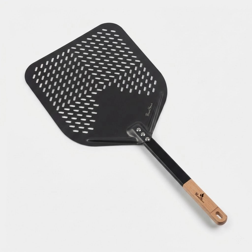 Pelle à Pizza Perforée 35 cm | Manche Bois