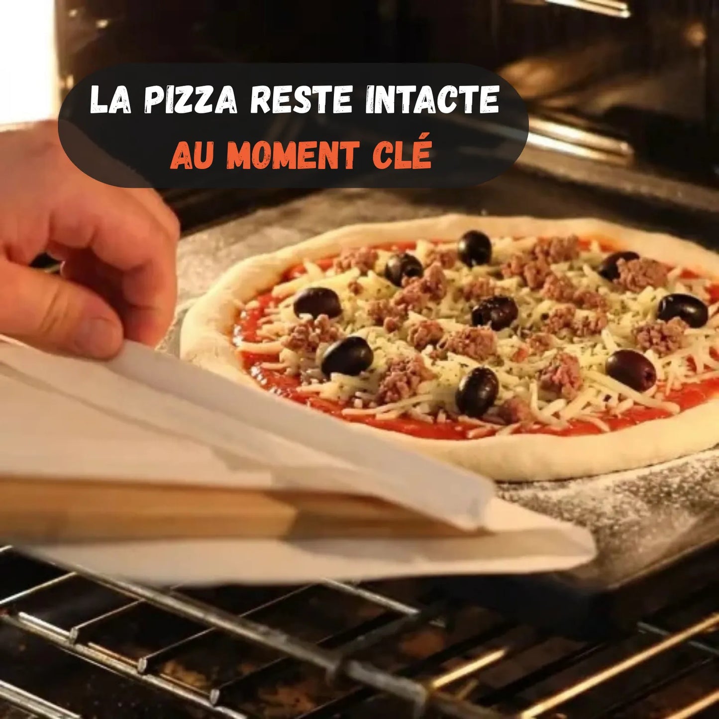 Pelle à pizza coulissante