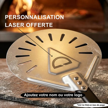 Pelle à pizza de rotation | Poignée Anti-Dérapante