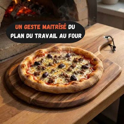 Pelle à pizza en bois d'acacia