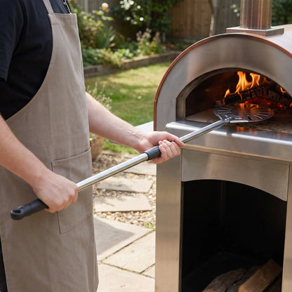 Pelle à Pizza de Rotation Inox | Manche Ajustable