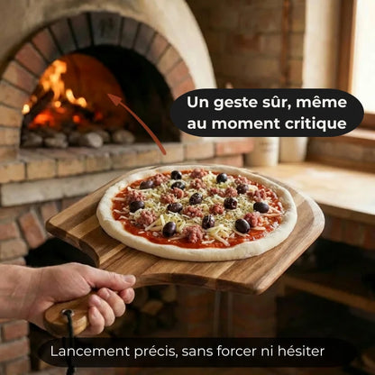 Pelle à pizza en bois d'acacia