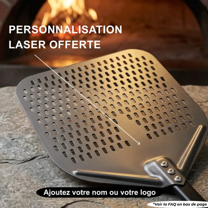Pelle à Pizza Perforée | Poignée Antidérapante