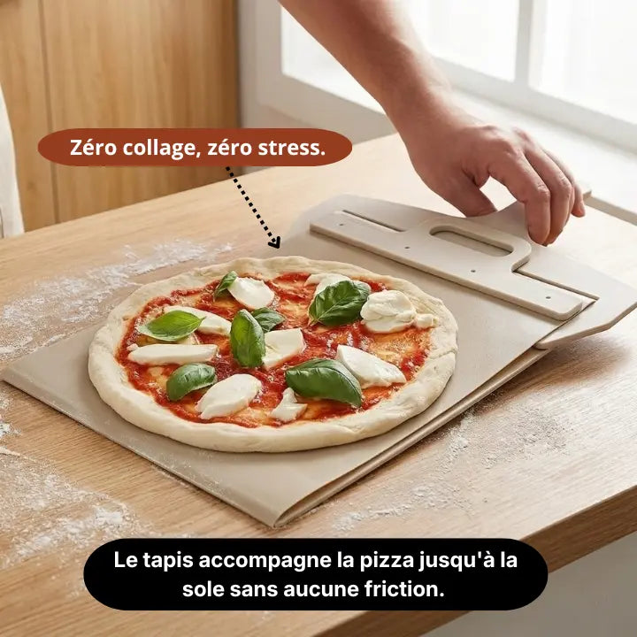 Pelle à Pizza Coulissante | Système Anti-Colle