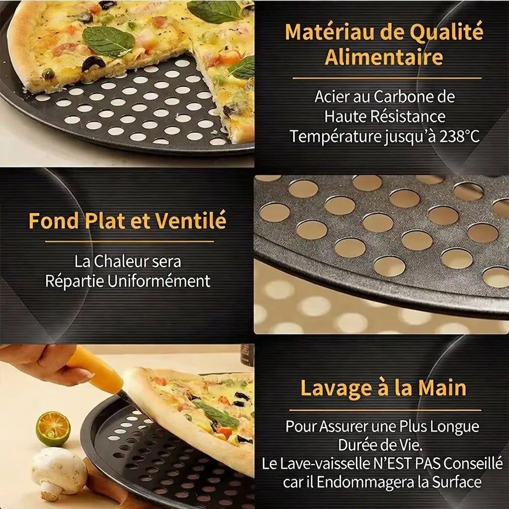 Plaque pizza pour four