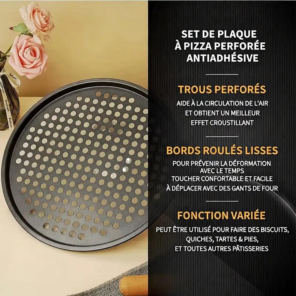 Plaque pizza pour four