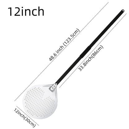 Pelle à Pizza Ronde Perforée | Tête 30 cm