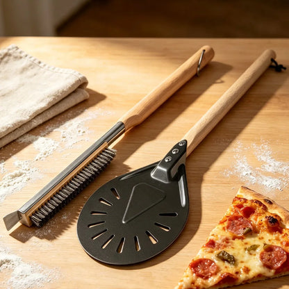 Pelle à pizza de rotation 18-23 cm | Manche Bois