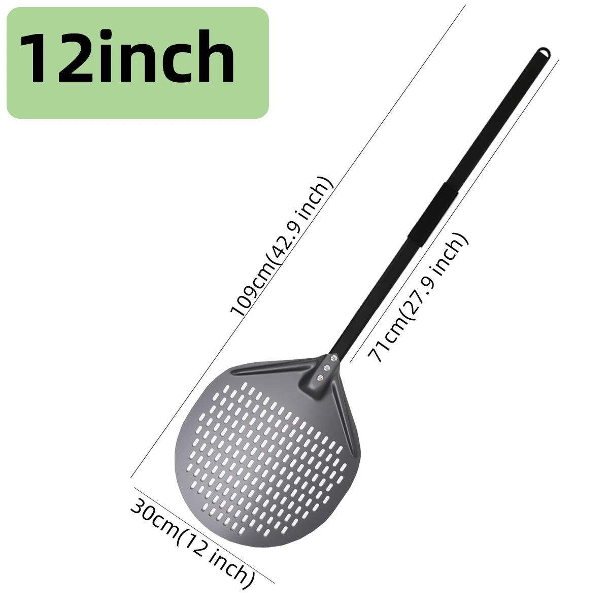 Pelle à Pizza Perforée 30 cm | Manche Démontable