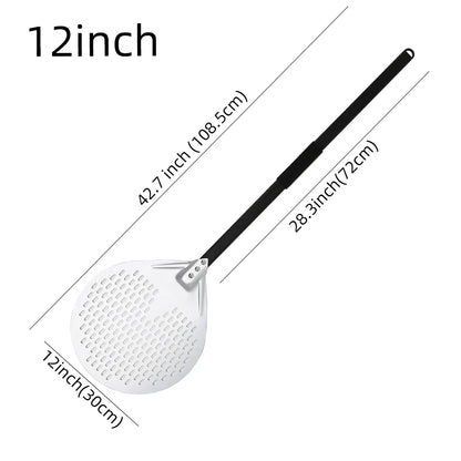 Pelle à Pizza Ronde Perforée | Tête 30 cm