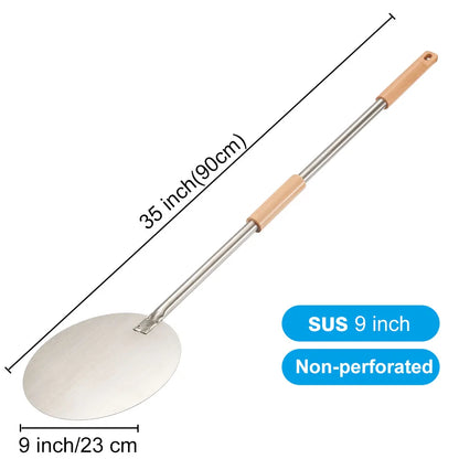 Pelle à Pizza de Rotation Pleine 18-23 cm | Inox
