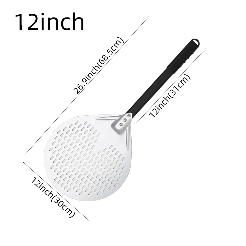 Pelle à Pizza Ronde Perforée | Tête 30 cm
