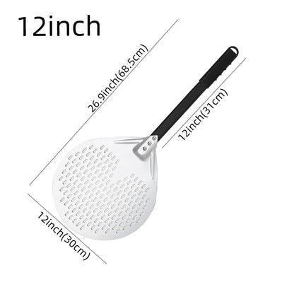 Pelle à Pizza Ronde Perforée | Tête 30 cm