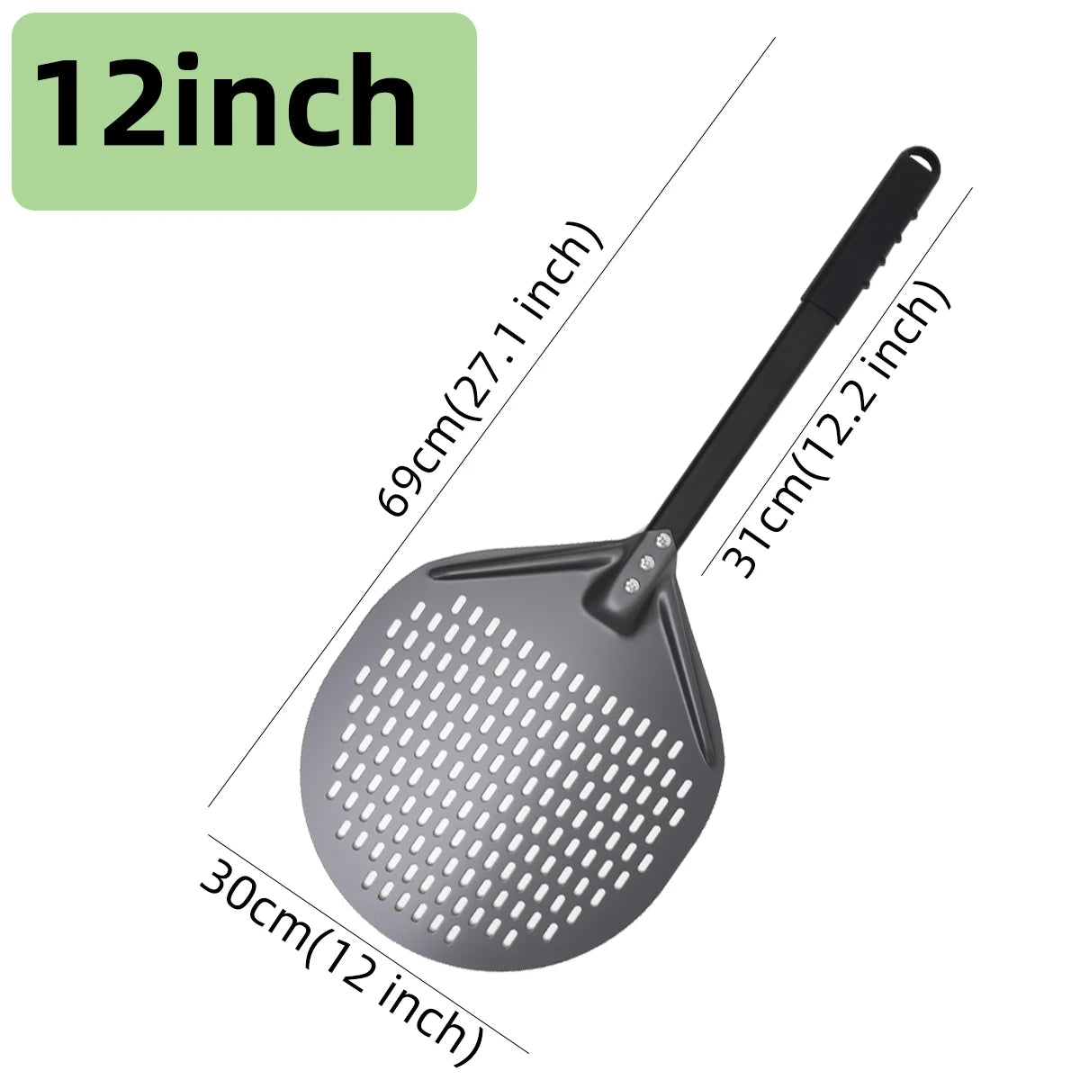 Pelle à Pizza Perforée 30 cm | Manche Démontable